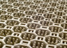 Модульное грязезащитное ПВХ покрытие OPTIMA DUOS 250x250x16мм, фиолетовое.