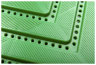 Пластиковая уличная модульная плитка ECOPLAST, зеленая