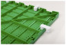 Пластиковая уличная модульная плитка ECOPLAST, зеленая