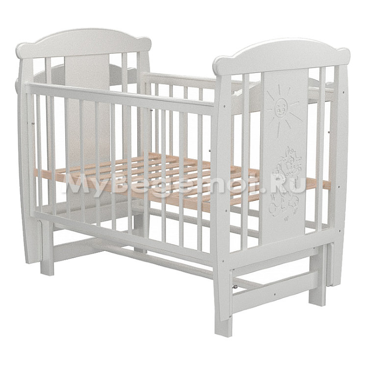 Детская кроватка Valle Cat 05 маятник продольный без ящика