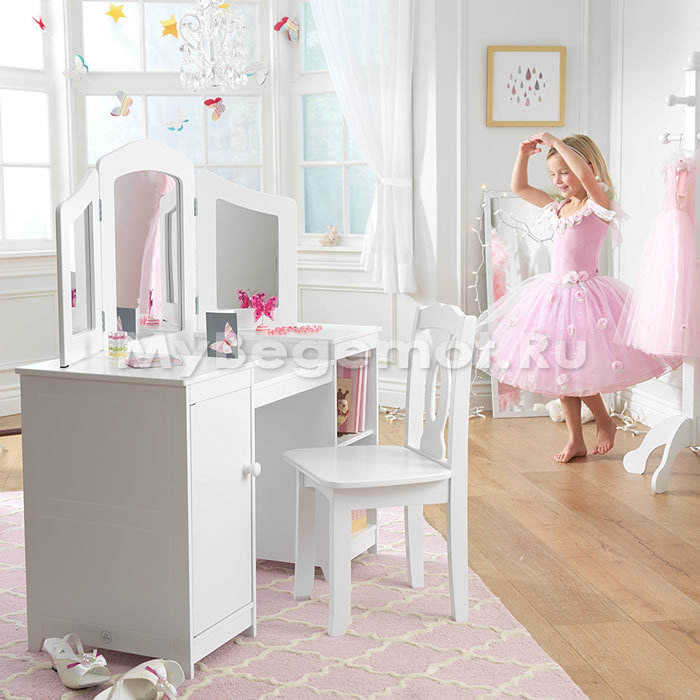 Туалетный столик для девочки KidKraft «Делюкс» со стульчиком
