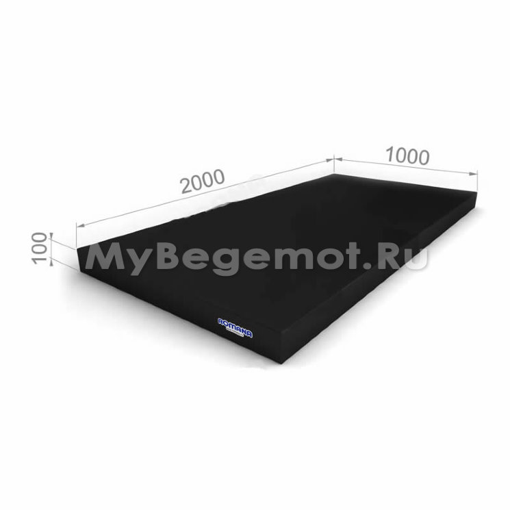 Мат гимнастический, защитный PRO 200х100x10 см